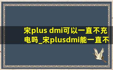 宋plus dmi可以一直不充电吗_宋plusdmi能一直不充电用吗